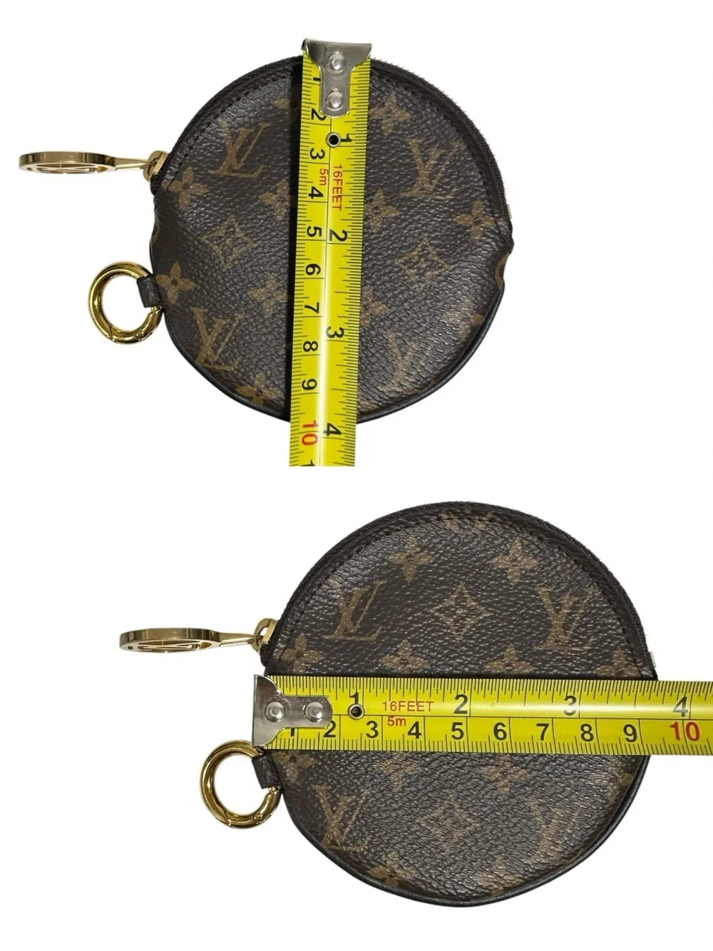 Louis Vuitton Monogram Multi Pochette Accessories Round Coin Purse